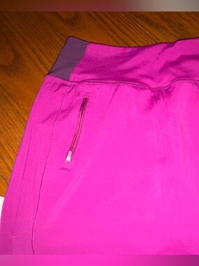 Athleta Plum Purple Golf Skort with Magenta Trim